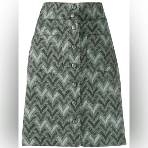 Acne Studios Jacquard Skirt - Picture 1 of 7